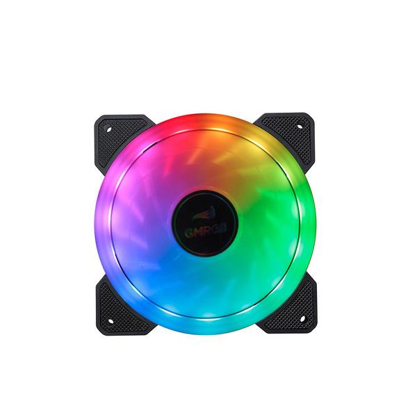 Imagem de Kit 3 Fans Cooler 3x RGB 120mm Hub Controladora + Controle Remoto Ventoinha Gabinete PC