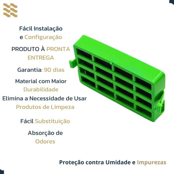 Imagem de Kit 3 filtros bem estar antiodor geladeira crm45/49 consul