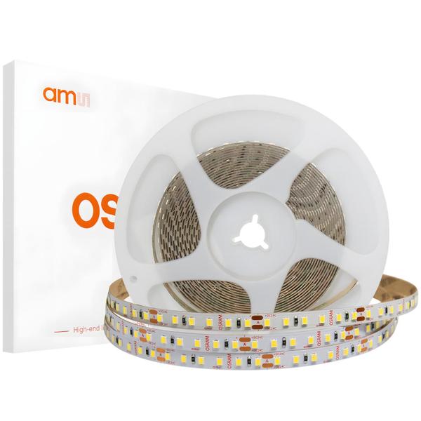 Kit 3 Fita Led Osram Alto Brilho 2835 120 leds/m 24v 5m 12w/m Imagem de Kit 3 Fita Led Osram Alto Brilho 2835 120 leds/m 24v 5m 12w/m