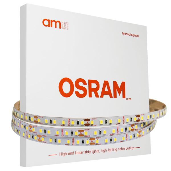 Kit 3 Fita Led Osram Alto Brilho 2835 120 leds/m 24v 5m 12w/m Imagem de Kit 3 Fita Led Osram Alto Brilho 2835 120 leds/m 24v 5m 12w/m