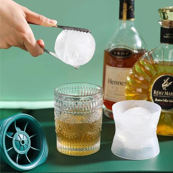 Imagem de Kit 3 Forma Gelo Esfera Silicone Grande Redonda Bar Whisky