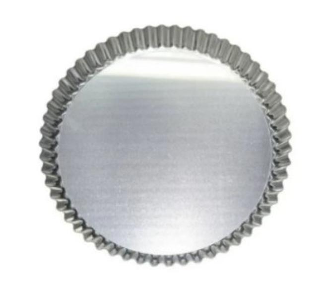 Kit 3 Formas Torta Crespa Fundo Falso / Removível 24,28,30cm - Chicky Formas Imagem de Kit 3 Formas Torta Crespa Fundo Falso / Removível 24,28,30cm