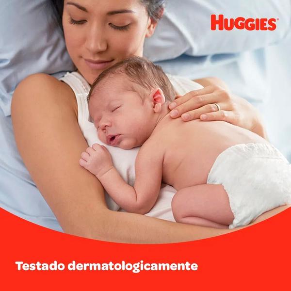 Imagem de Kit 3 Fralda Huggies Tripla Proteção Mega P - 138 Unidades