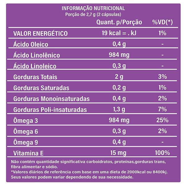 Imagem de Kit 3 Frascos Óleo de Prímula Gelatinosas Vitamina E Borragem Linhaça Femme 180 Cápsulas Suplemento Alimentar Natural