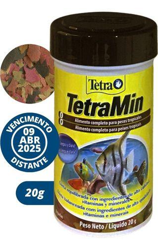 Imagem de Kit 3 Frascos - Ração Para Peixes Tropicais Tetramin 20g