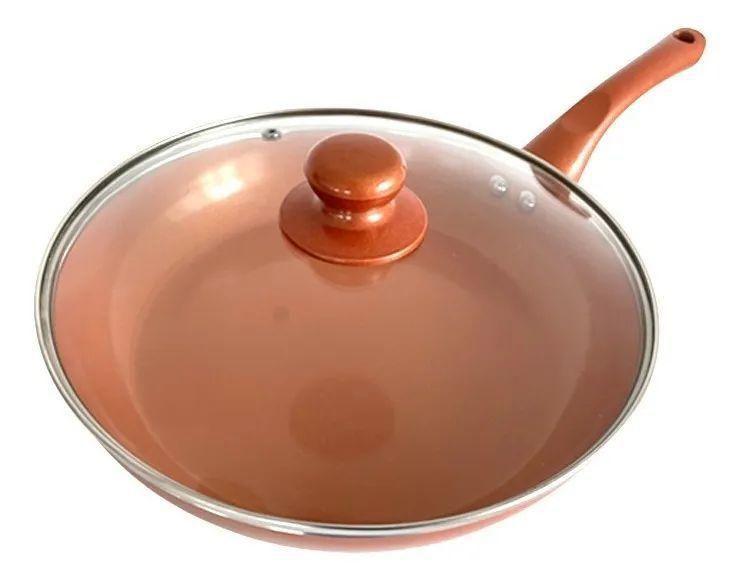 Kit 3 Frigideira Antiaderente Cerâmica Titânio 5 Peças Antiaderente - KIT3FRIGIDEIRAS Imagem de Kit 3 Frigideira Antiaderente Cerâmica Titânio 5 Peças Antiaderente