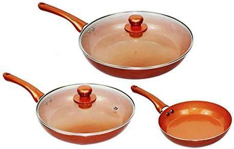 Kit 3 Frigideira Antiaderente Cerâmica Titânio 5 Peças - TRESIRMAOS Imagem de Kit 3 Frigideira Antiaderente Cerâmica Titânio 5 Peças
