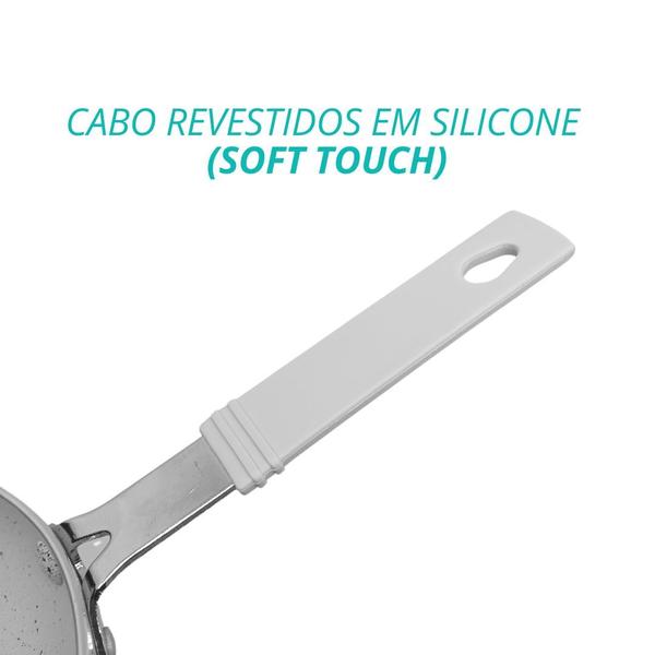 Kit 3 Frigideira De Ovo Cerâmica Antiaderente Vanilla 14cm - CASAMBIENTE Imagem de Kit 3 Frigideira De Ovo Cerâmica Antiaderente Vanilla 14cm