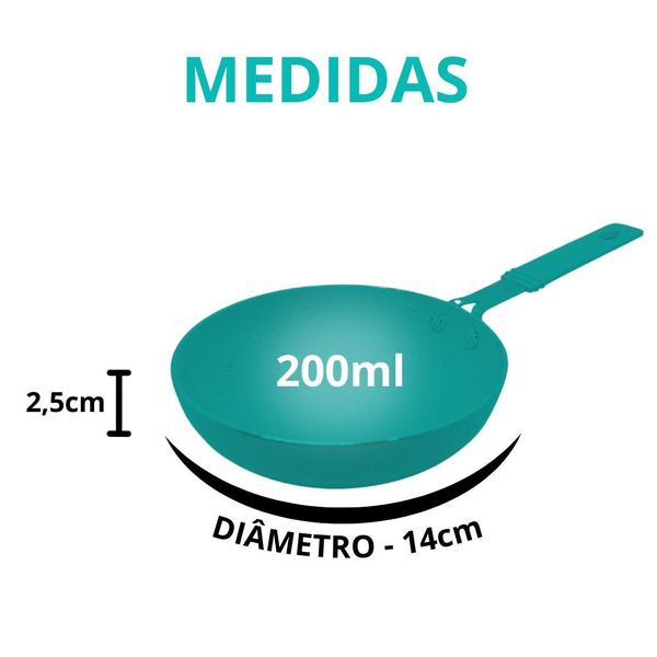 Kit 3 Frigideira De Ovo Cerâmica Antiaderente Vanilla 14cm - CASAMBIENTE Imagem de Kit 3 Frigideira De Ovo Cerâmica Antiaderente Vanilla 14cm