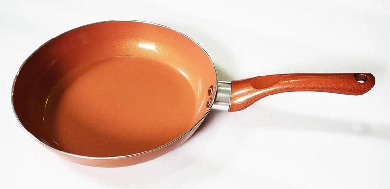 Kit 3 Frigideiras Titânio Cerâmica Antiaderente Cobre Panela Cozinha - KIT3FRIGIDEIRAS Imagem de Kit 3 Frigideiras Titânio Cerâmica Antiaderente Cobre Panela Cozinha