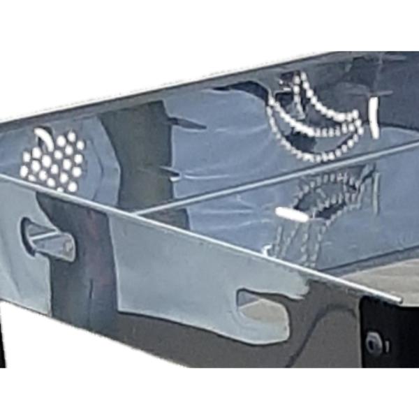 Kit 3 Fruteiras Inox 3 Andares - C/ 4 Rodinhas - Exclusiva - MBM Decor Imagem de Kit 3 Fruteiras Inox 3 Andares - C/ 4 Rodinhas - Exclusiva