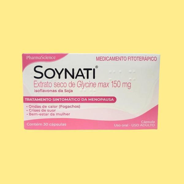 Imagem de Kit 3 Isoflavona De Soja Soynati 150Mg 30Cps - PharmaScience