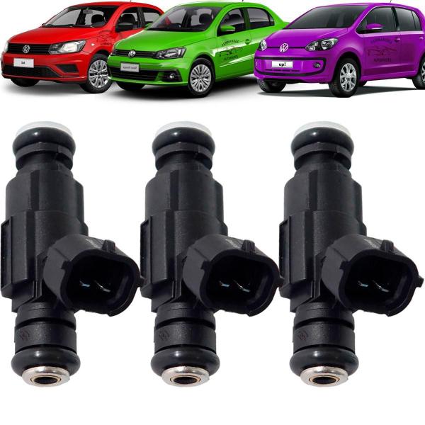 Kit 3 Jogo Bico Injetor Vw Fox Gol Voyage Polo Up 1.0 3 Cil - MAX Imagem de Kit 3 Jogo Bico Injetor Vw Fox Gol Voyage Polo Up 1.0 3 Cil