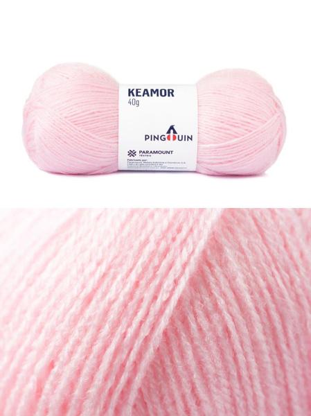 Kit 3 Lã Pingouin Keamor 40g (Fio para linha bebe) TEX 188 Imagem de Kit 3 Lã Pingouin Keamor 40g (Fio para linha bebe) TEX 188