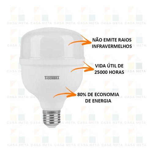 Imagem de Kit 3 Lâmpada High Led 30w Alta Potência 6500k Branco Frio