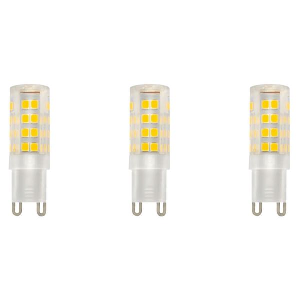 Imagem de Kit 3 Lâmpada Led Arandela G9 3w Halopin Bipino  Bivolt Branco Frio 6000k  Muro Area Externa Exterior Interno Interior S