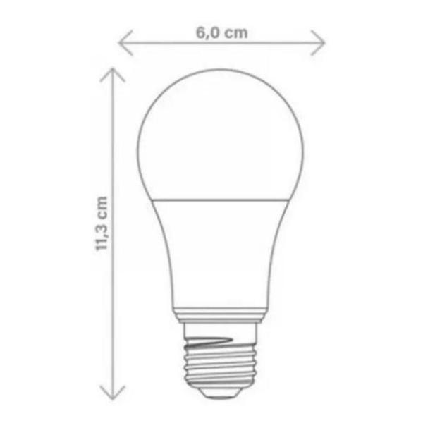 Imagem de Kit 3 Lâmpada Led Bulbo 15W - Bivolt 6500K - Tramontina Luz Branca