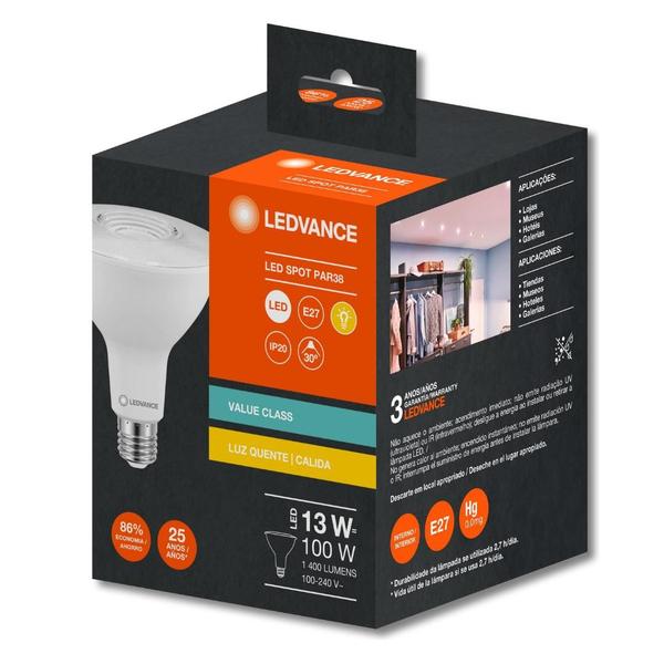 Imagem de KIT 3 LAMPADA LED PAR38 13W 2700K 1400lm BIVOLT G4 LDV LEDVANCE