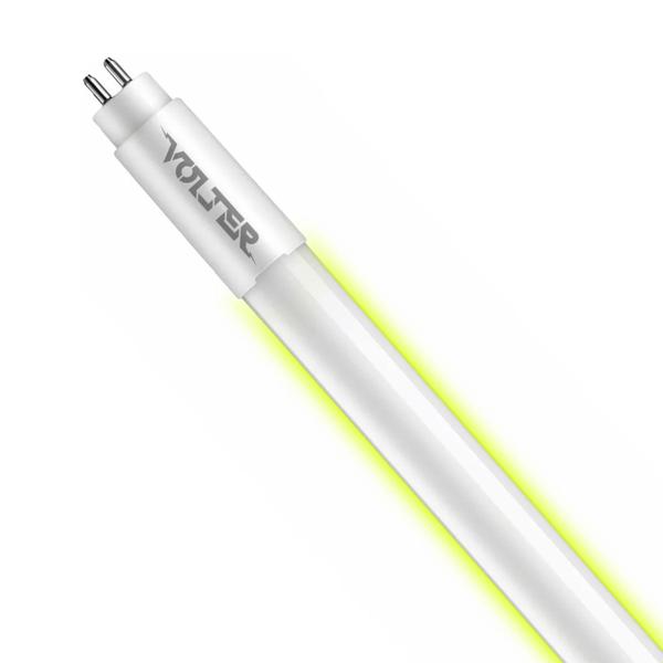 Imagem de Kit 3 Lâmpada Led Tubular Volter 9w T5 55cm G5 bivolt branco quente 3000k 950lm