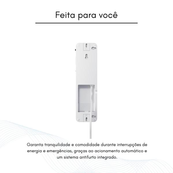 Imagem de Kit 3 Lâmpada Luminária De Emergência Intelbras Led Bivolt