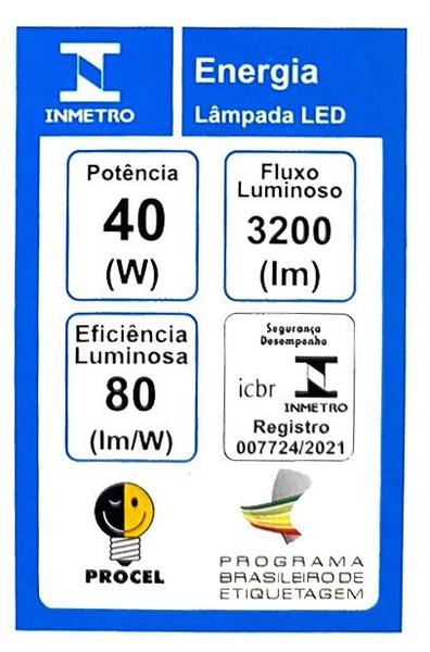 Kit 3 Lâmpadas Alta Potência Led Tkl225 40w Bivolt Taschibra Imagem de Kit 3 Lâmpadas Alta Potência Led Tkl225 40w Bivolt Taschibra
