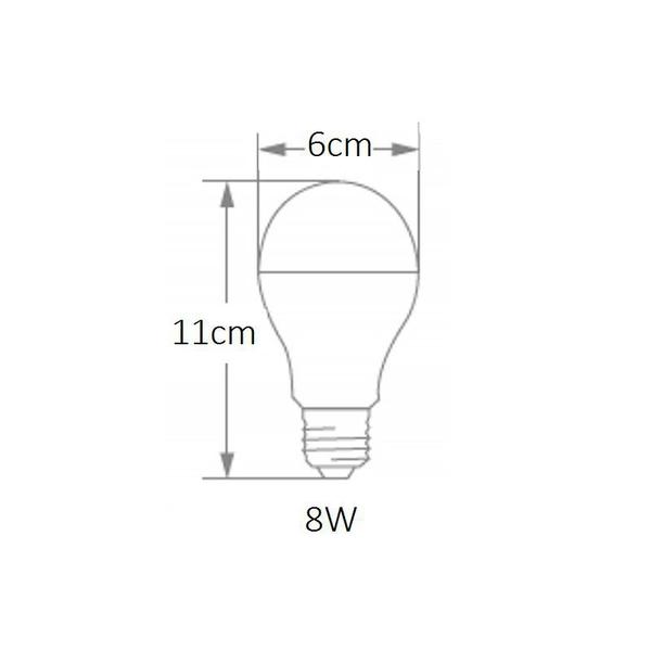 Imagem de Kit 3 Lâmpadas Led Bulbo 8w 4000k E27 Bivolt - Ledvance