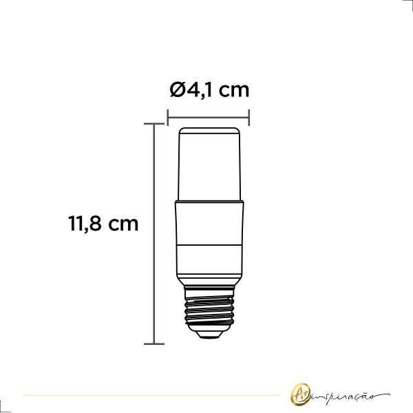 Imagem de Kit 3 Lâmpadas LED Compacta 9W Bivolt