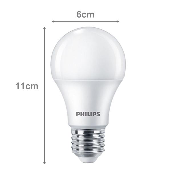 Imagem de kit 3 Lâmpadas Led Philips 9w Bulbo Branco Neutro 4000K 806lm Equivale 60w Neutra Residencial Bivolt