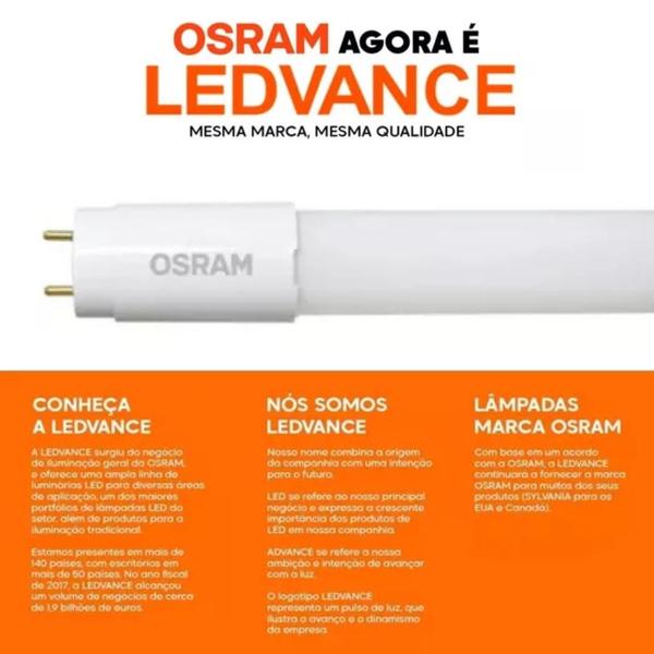 Imagem de Kit 3 Lampadas Tubular 15w 4000k G5 115cm T5 1850lm Osram