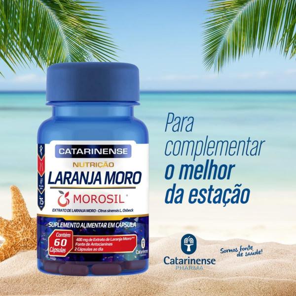 Imagem de Kit 3 Laranja Moro 400mg Catarinense 60 Cápsulas