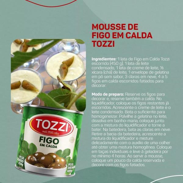 Imagem de Kit 3 Latas de Figo Em Calda Tozzi 850g