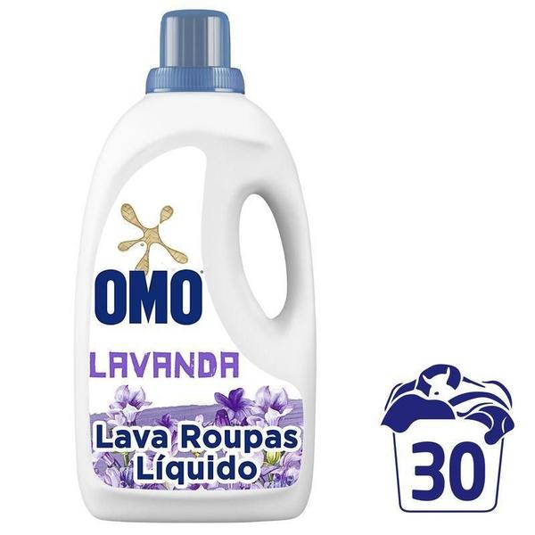 Imagem de Kit 3 Lava Roupas Líquido Omo Lavanda 3L