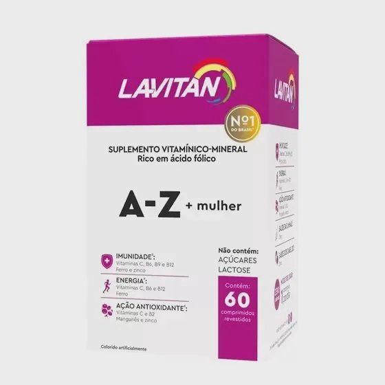 Imagem de Kit 3 Lavitan Mulher Vitaminas De A a Z com 60 Cps - Cimed