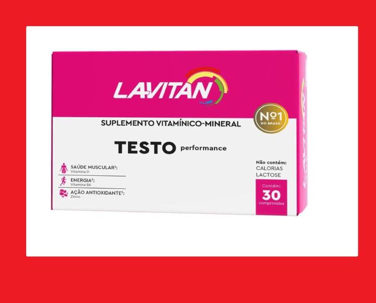 Imagem de Kit 3 Lavitan Testo Feminino Com 30Caps - Cimed