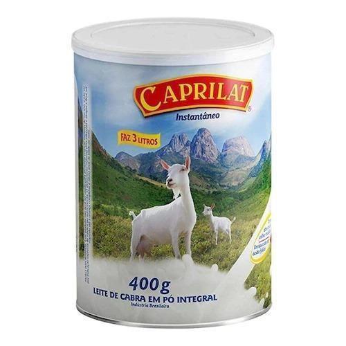 Kit 3 Leite de Cabra em Pó Instantâneo Caprilat Lata 400g Imagem de Kit 3 Leite de Cabra em Pó Instantâneo Caprilat Lata 400g