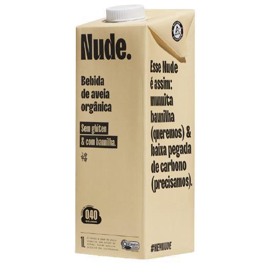 Imagem de Kit 3 Leite Vegetal Aveia Orgânico Sabor Baunilha Nude 1L