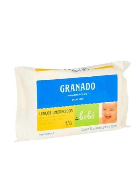 Imagem de Kit 3 Lenços Umedecidos Bebe Tradicional Creme Assadura Granado