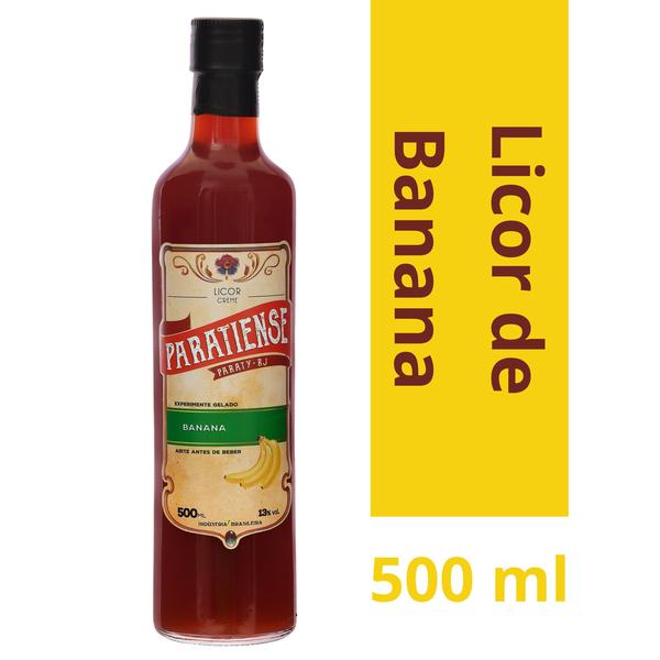 Imagem de Kit 3 Licores Banana Paratiense 500 ml Cachaça Piña Colada Lembrancinha Frutado Presente Presenteável Cachaça Presente