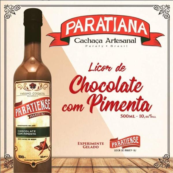 Imagem de Kit 3 Licores De Chocolate Com Pimenta Paratiense 500 Ml