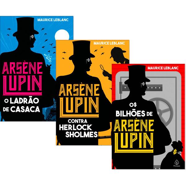 Imagem de Kit 3 Livros - Arsène Lupin - Maurice Leblanc