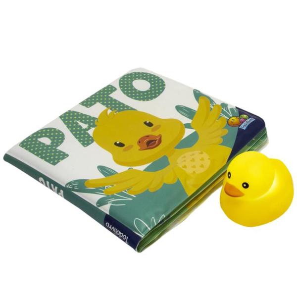 Imagem de Kit 3 livros Bebe para Banho - Amiguinhos Luminosos - Patinho Peixinho Ovelha de borracha- Acende em contato com água - Todolivro