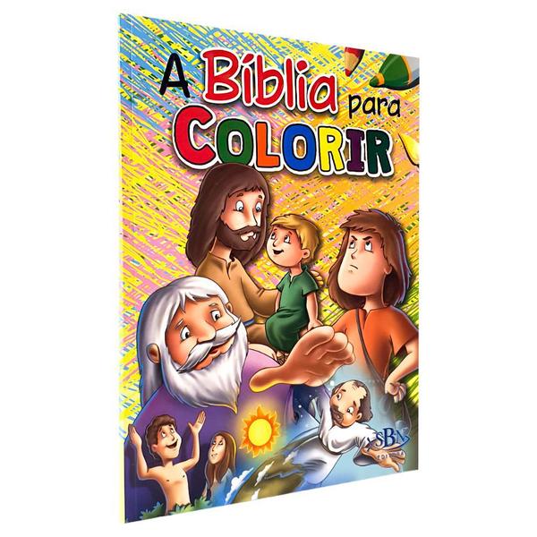Imagem de Kit 3 Livros Infantil  Atividades Bíblicas + A Bíblia para colorir + 365 Histórias Bíblicas para Ler e Ouvir
