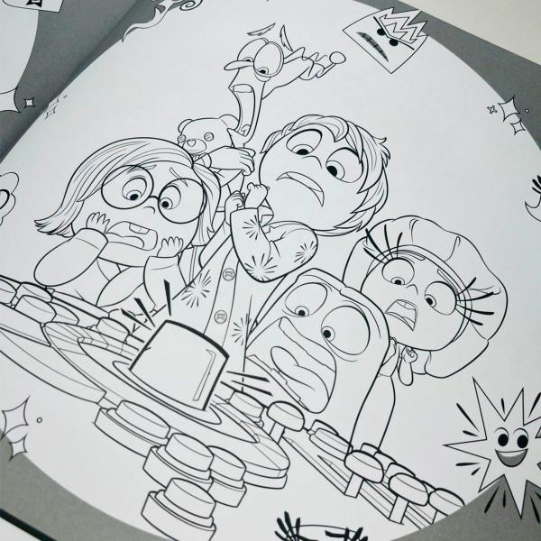 Imagem de Kit 3 Livros Para Pintar Colorir Desenhar Disney Princesas Divertidamente e BabyShark Diversão 365 Desenhos