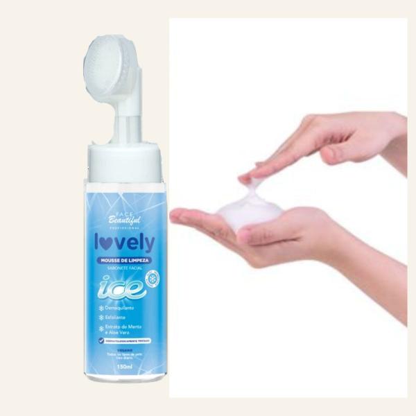 Imagem de Kit 3 Lovely - Sabonete Mousse de Limpeza Ice 150ml