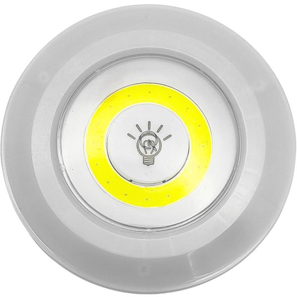 Imagem de Kit 3 Luminária Lâmpada Led 5W Com Controle Remoto Spot Sem Fio Portátil Para Teto