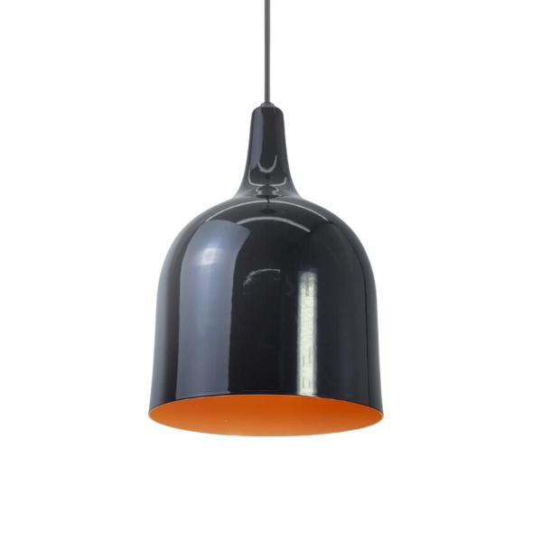 Kit 3 Luminária Pendente Gota Com Interior Laranja Com Fiação 110/220v - Luminárias Navarro Imagem de Kit 3 Luminária Pendente Gota Com Interior Laranja Com Fiação 110/220v