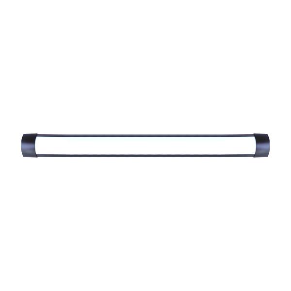 Kit 3 Luminaria Preta 18w Sobrepor Slim 50cm Branco Quente 3000K AMARELA - Avant Imagem de Kit 3 Luminaria Preta 18w Sobrepor Slim 50cm Branco Quente 3000K AMARELA
