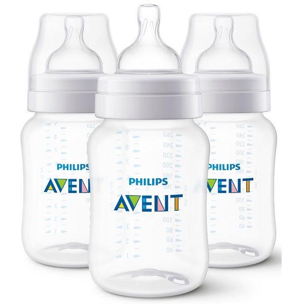 Imagem de Kit 3 Mamadeiras ANTI-COLIC Classica 260ML Philips AVENT SCY103/03