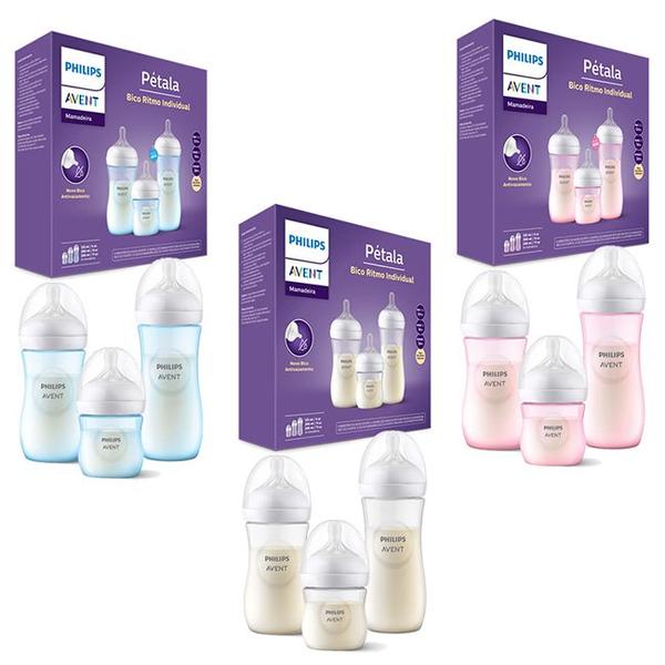 Imagem de Kit 3 Mamadeiras Anti-Cólica 125, 260 330ml Philips Avent