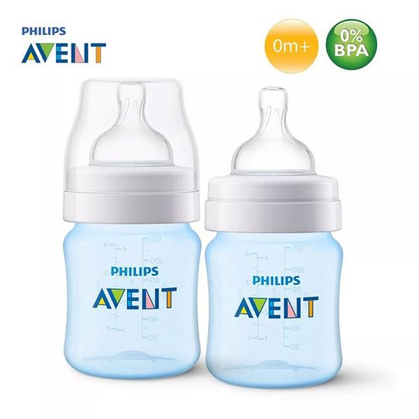 Imagem de kit 3 Mamadeiras Classic 125 / 260 / 330ml de 0 A 6 Meses Menino Menina Philips Avent